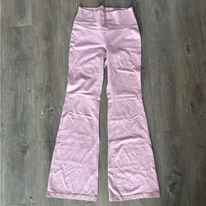 TNA Pink Flared cheeky leggings